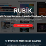 Rubik v2.9.1 - A Perfect Theme for Blog Magazine Website